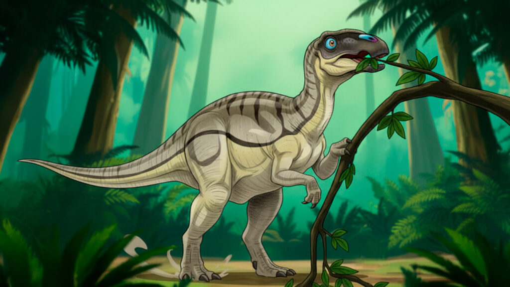 Anatotitan (Edmontosaurus): Alimentación Alta con Follaje Arbóreo