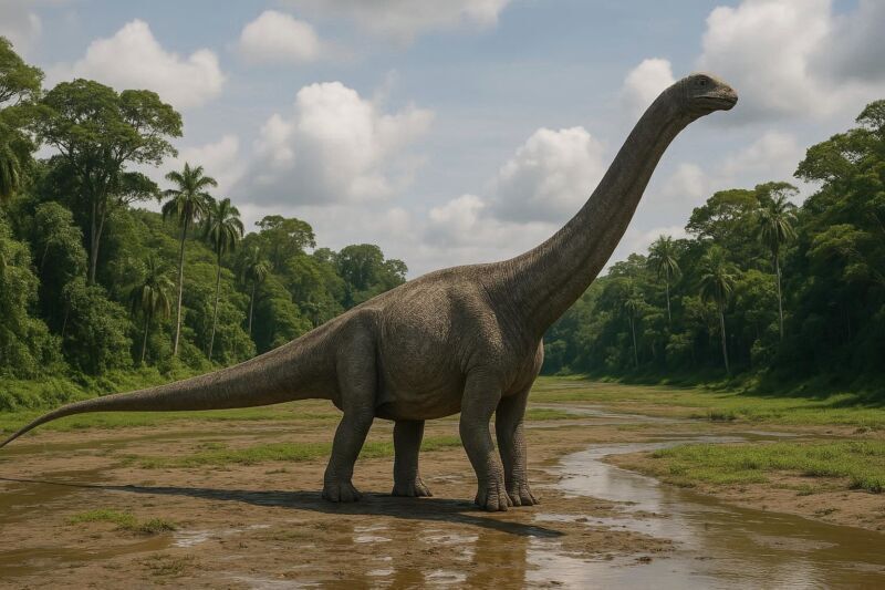 Argentinosaurus: El Gigante Patagónico de las Llanuras y Bosques Subtropicales